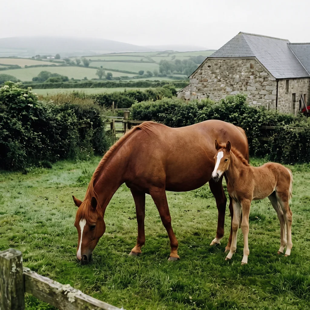Élevage de chevaux au La Vallée des Châteaux à cheval, Castelnaud-la-Chapelle